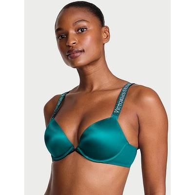 Very Sexy Logo Shine Strap Push-Up Bra, Blue, 30Dd - Women's Bras - Victoria's Secret