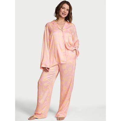 Signature Satin Long Pajama Set, Print, Xxlreg - Women's Sets - Victoria's Secret