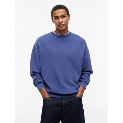 Tommy Hilfiger Men's Tommy Jeans Waffled Sweatshirt - Blue Storm - XL