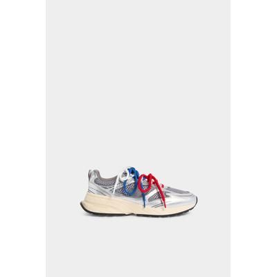 D2 - Sprinter Sneakers, Man, Silver, Size: 42