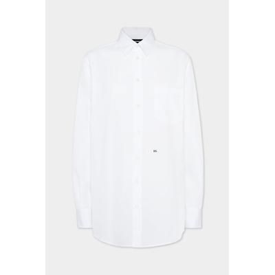 D2 - Maxi Dean Shirt, Woman, White, Size: 40