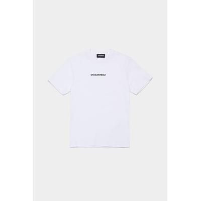 D2 - D2Kids Junior Logo T-Shirt, Man, White, Size: 4Y