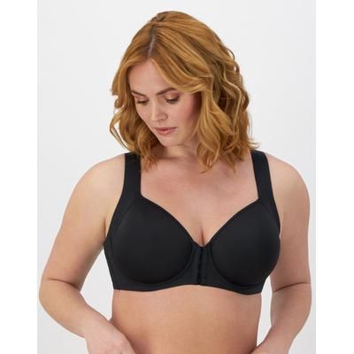 Bali One Smooth U Posture Bra, Boost with EverSmooth Back Black 42C