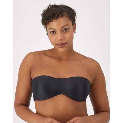 Lilyette by Bali Tailored Strapless Minimizer Bra Black 34D
