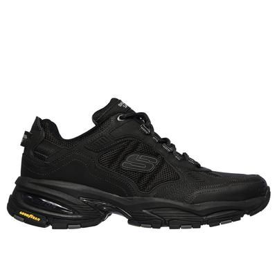 Skechers Men's Vigor 3.0 Sneaker | Size 11.5 Wide | Black | Leather