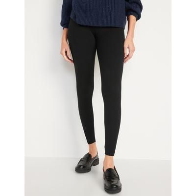 High-Waisted Jersey Fashion Layering Leggings
