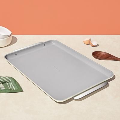 18x13" Large Baking Sheet In Cream | Non-Stick, Non-Toxic, Easy To Clean, Scratch Resistant Ceramic Bakeware | Oven Safe & Durable | Caraway