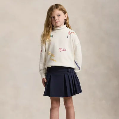 Ralph Lauren Pleated Ponte Skort in RL Navy - Size 5