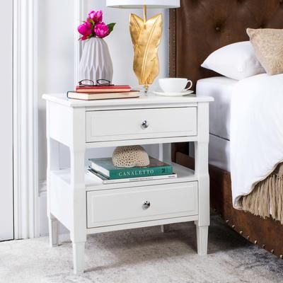 Jenson 2 Drawer Nightstand, White