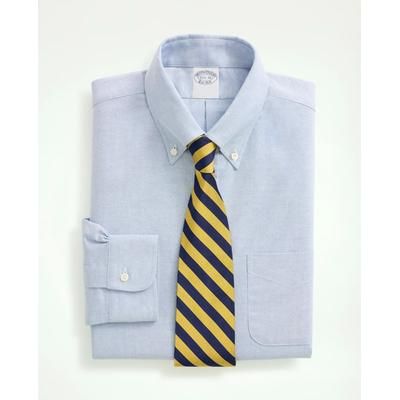 Brooks Brothers Men's American-Made Oxford Cloth Button-Down Dress Shirt | Blue | Size 15½ 34