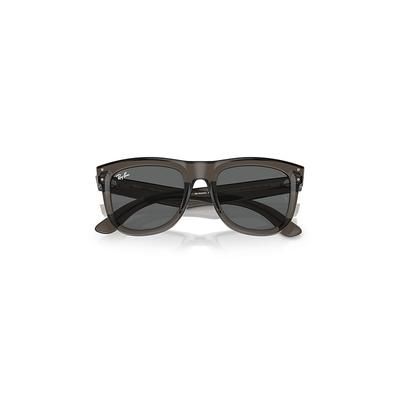 Ray-Ban Wayfarer Reverse Sunglasses Transparent Dark Grey Frame Grey Lenses 53-20