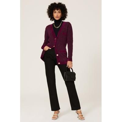 Ronny Kobo Lakota Cardigan Purple