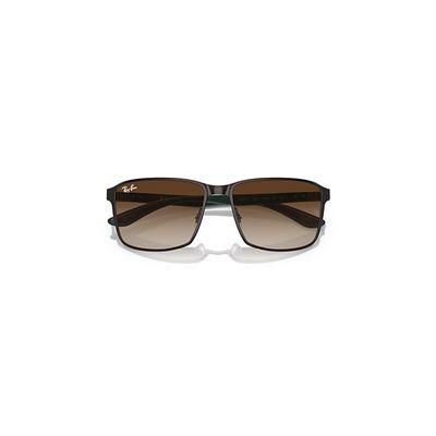 Ray-Ban Rb3721 Sunglasses Brown On Gunmetal Frame Brown Lenses 59-17