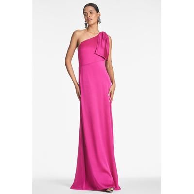 CHELSEA GOWN - DRAGONFRUIT - FINAL SALE