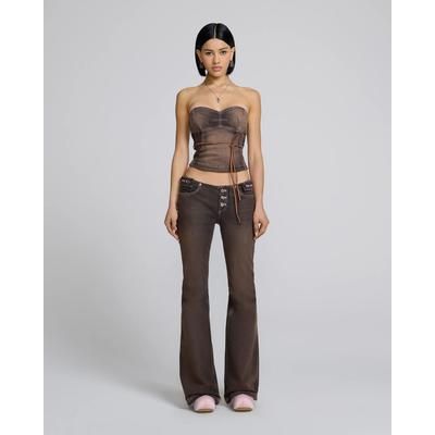 MARC JACOBS Marc Jacobs Strapless Bustier in Brown