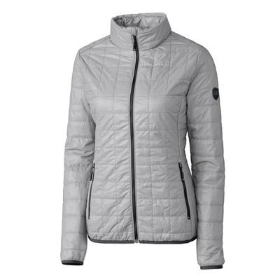 Cutter & Buck Women's Plus Rainier Insulated Full Zip Puffer Jacket - Polished - 2X