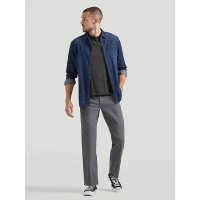 Lee Extreme Motion Khaki Pants Painter Grey (Size 34 x 32)
