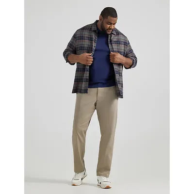 Lee Extreme Motion Relaxed Khaki Pants Khaki (Size 46 x 28)