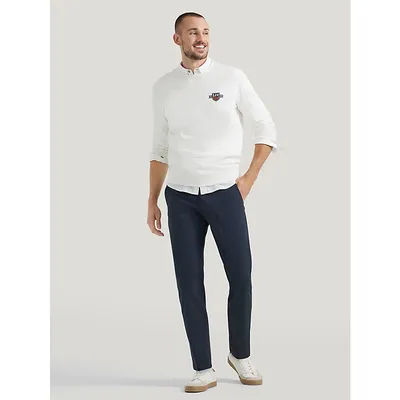 Lee Extreme Motion Slim Khaki Pants Navy (Size 38 x 34)