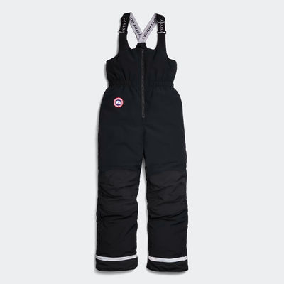 Canada Goose Youth Eaglet Bib Overall (Youth, Black, M)