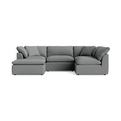 Bryant Slipcovered Modular U-Sofa Bumper Sectional Modern