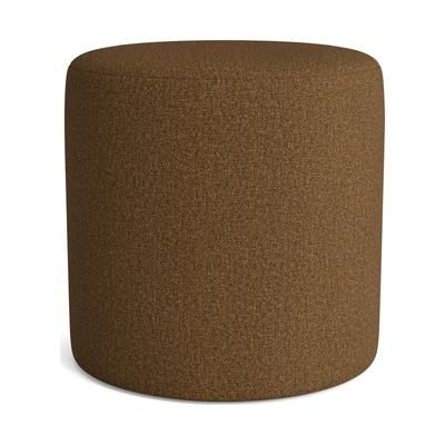 Kavi Ottoman Faithful Brown Mid-Century Modern