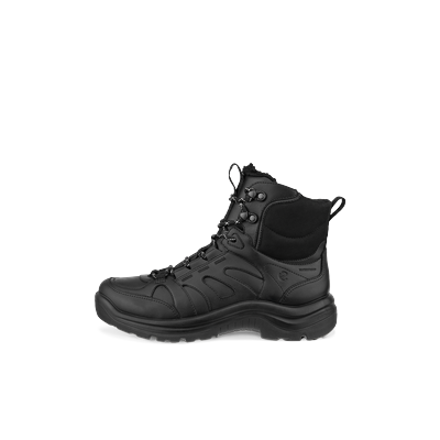 ECCO Offroad - Women's Leather Waterproof Mid-Cut Outdoor Boot - Black