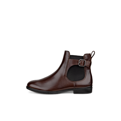 ECCO Dress Classic 15 - Women's Leather Chelsea Boot - Brown