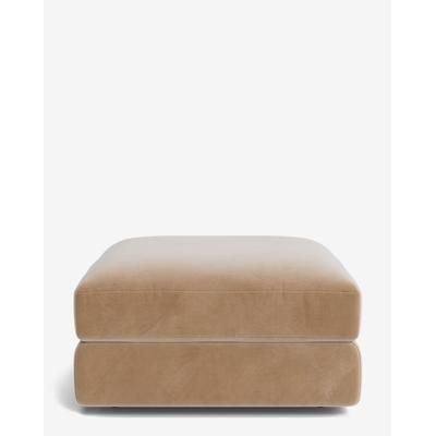 Claremont Modular Ottoman Velvet/Fawn Velvet