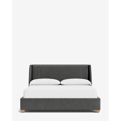 Walt Bed Low Headboard California King/Leather/Flint Leather