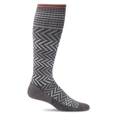 Women's Chevron | Moderate Graduated Compression Socks S/M Bluestone | Lifestyle Compression by Sockwell Socks