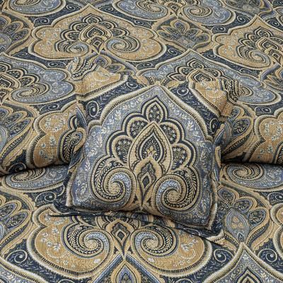 Royal Court Messina Square Throw Pillow, Navy