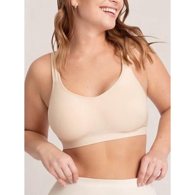 Shapermint Essentials Everyday Comfort Straps Wireless Shaping Bra Shapewear Chai L