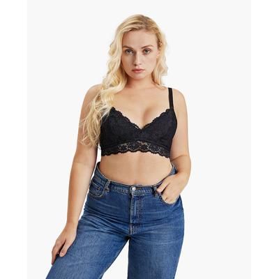 Lace V Neck Nursing Bra