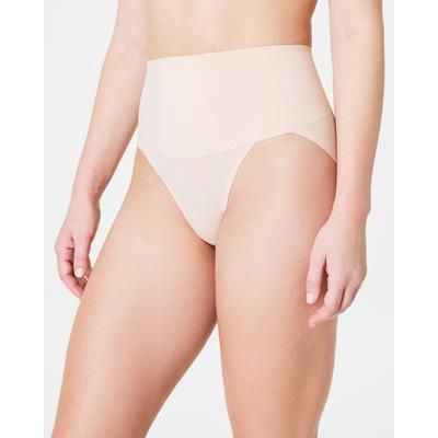 Spanx Women's SPANXsupersmooth® Undie-tectable Hi-Leg Cotton Brief in Soft Nude