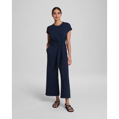 Spanx Women's AirEssentials Tie Waist Jumpsuit in Timeless Navy