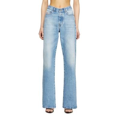 Diesel Regular Jeans High Waist 1971 D-Sent, Light blue, Button fly