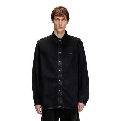 Diesel - Shirt in Tencel denim - Denim Shirts - Man - Black
