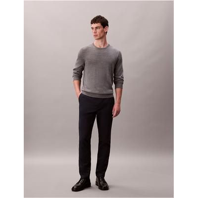 Calvin Klein Men's Tech Slim Stretch Woven Chino in Dark Sapphire 50% Reprocessed Polyester/50% Polyester