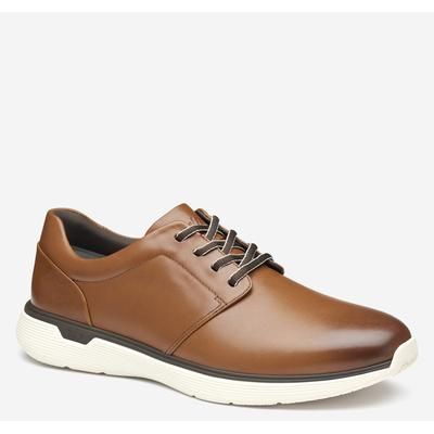 Johnston & Murphy Men's XC4 Prentiss 2 Plain Toe - Tan Waterproof Full Grain - Size 10.5 - EW