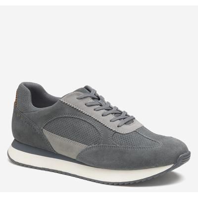 Johnston & Murphy Men's Chase Perfed T-Toe - Gray Suede - Size 11.5 - M