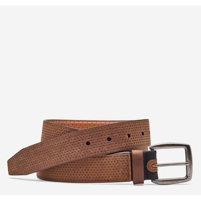 Johnston & Murphy Men's XC4 Perforated Belt - Tan Oiled - Size 44