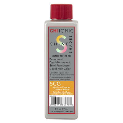 CHI Ionic Shine Shades 5CG Medium Copper Gold Brown
