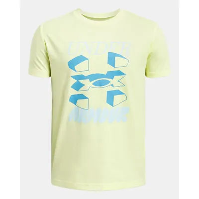 UA Split Big Logo Boys' Short Sleeve