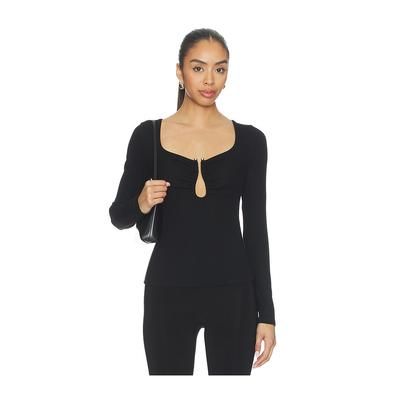 Elodie the Label Mireya Top in Black. - size XL (also in S, XS, M, L)