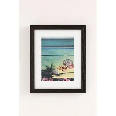 Sarah Eisenlohr Sea Collections Art Print in Black Wood Frame at Urban Outfitters