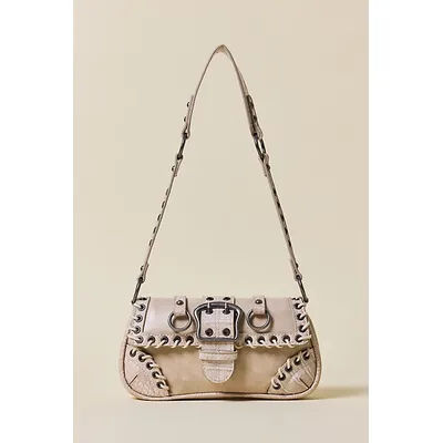 Silence + Noise Jade Laced Rivet Bag in Ivory, Women's at Urban Outfitters