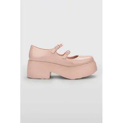 Melissa Farah Jelly Platform Mary Jane Shoe in Pink, Women's at Urban Outfitters