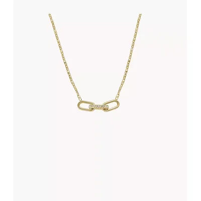 Heritage D-Link Gold-Tone Stainless Steel Chain Necklace JF04523710