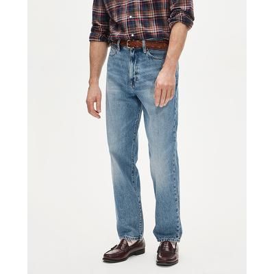 High-rise Straight-fit jean in vintage wash